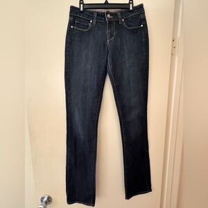PAIGE Skyline Women’s Dark Wash Blue Jeans. Like New. Size 25